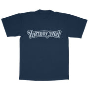 TSN Navy T-Shirt (Light Blue Text)
